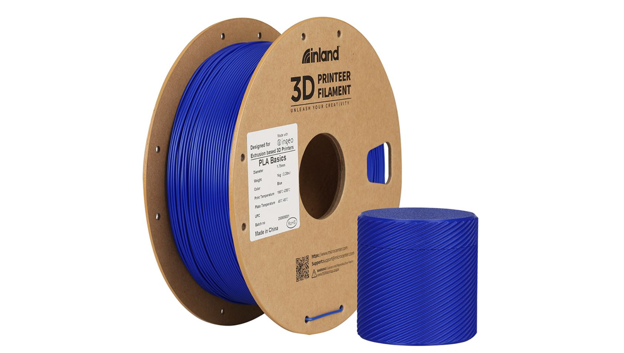 Inland PLA Basics Filament Blue