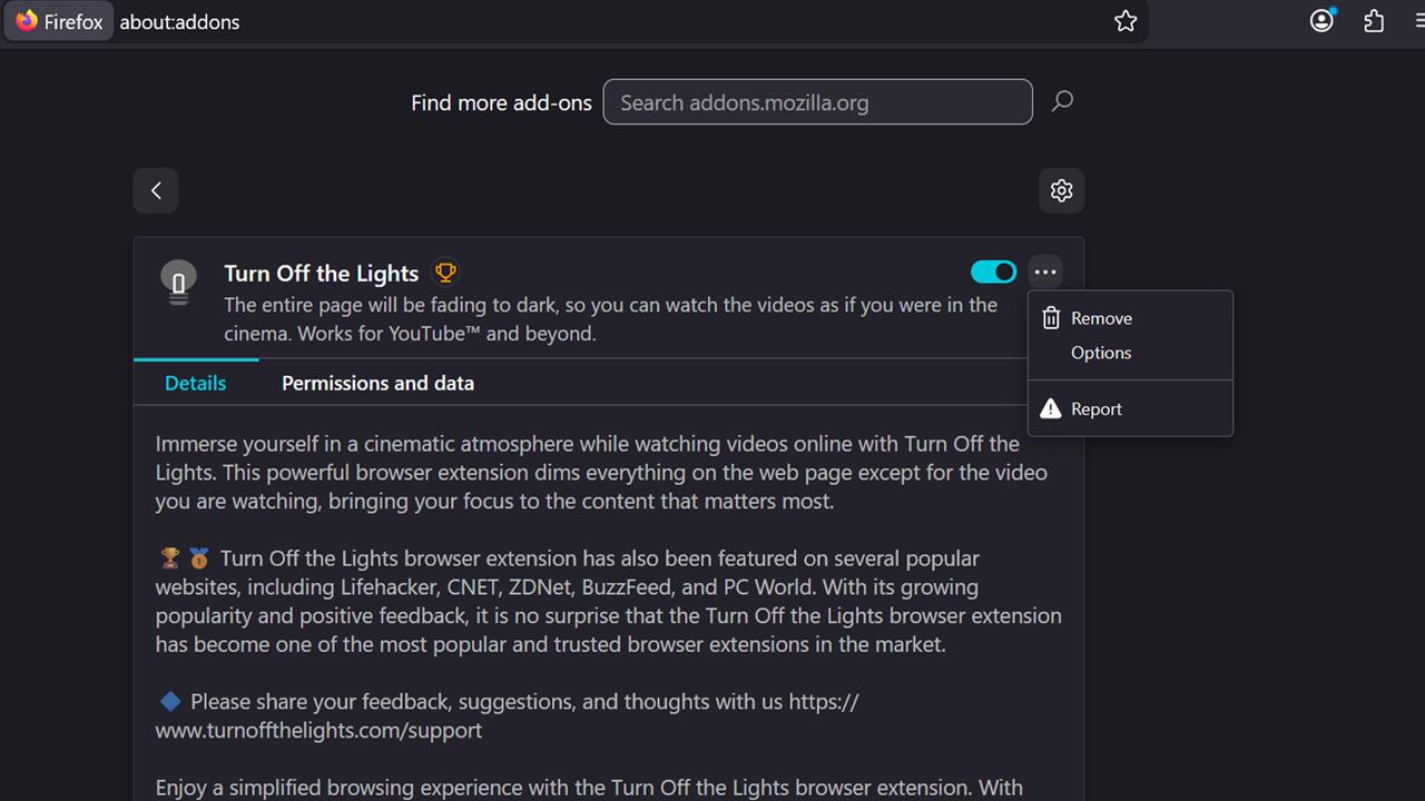 firefox remove extensions