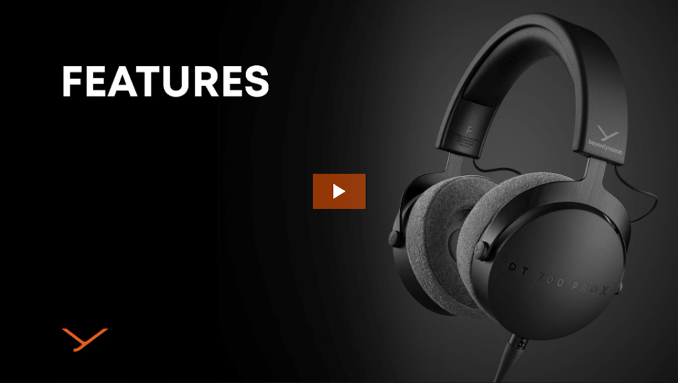beyerdynamic DT 700 PRO X Wired Headphones - Black - Micro Center