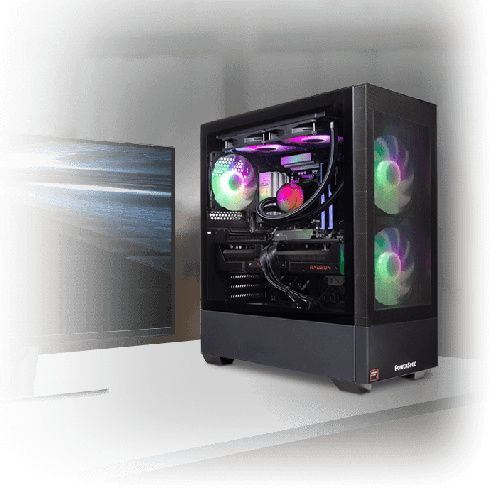 PowerSpec G760 Gaming PC; AMD Ryzen 7 9800X3D 4.7GHz Processor