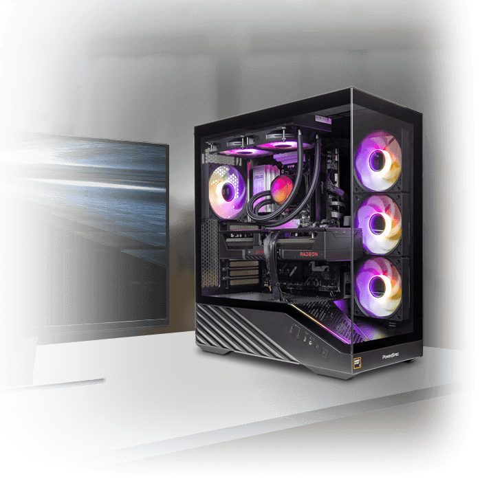 PowerSpec G764 Gaming PC; AMD Ryzen 7 9800X3D 4.7GHz Processor